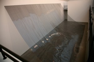 Žilvinas Kempinas. Link. 2008-2009, vaizdo juosta, 1220 X 480 cm, Lundo Kunsthalė, Švedija