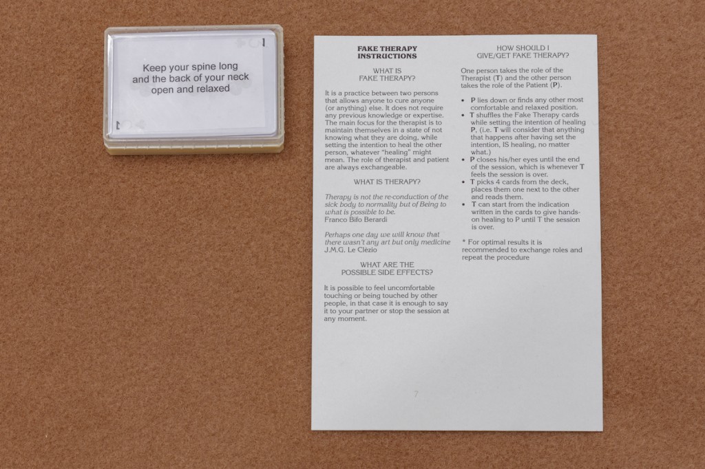 'The Reading Room', Valentina Desideri & Denise Ferreira da Silva, 2015, taro cards and instructions