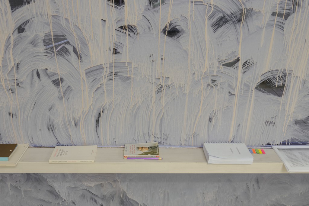Viktorija Rybakova, 'Untitled', architecture detail, 2015 & Books from Valentina Desideri & Denise Ferreira da Silva, 'The Reading Room', 2015